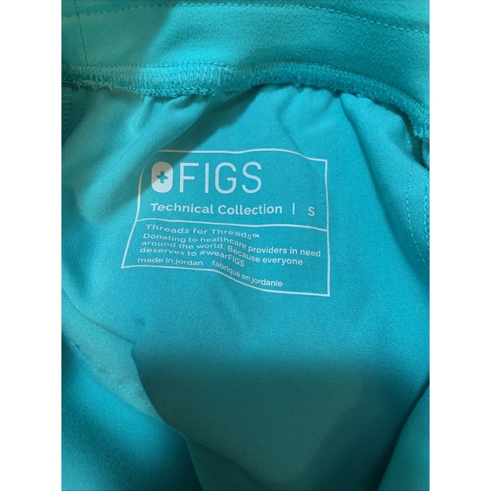 FIGS Jogger Scrub Pants Womens S Teal Technical Collection Medical Zamora - Picture 6 of 9
